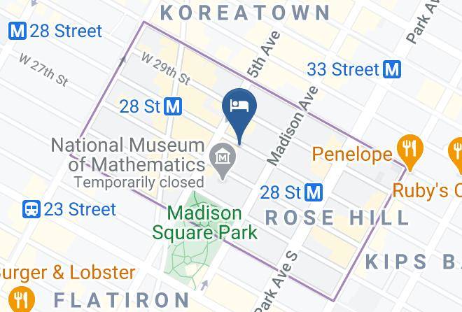 New York - The Latham Hotel Maps