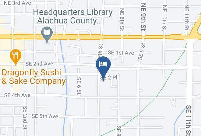 Alachua - The Laurel Oak Inn Maps