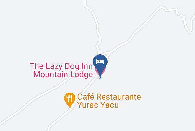 Huaraz - The Lazy Dog Inn Mountain Lodge Maps