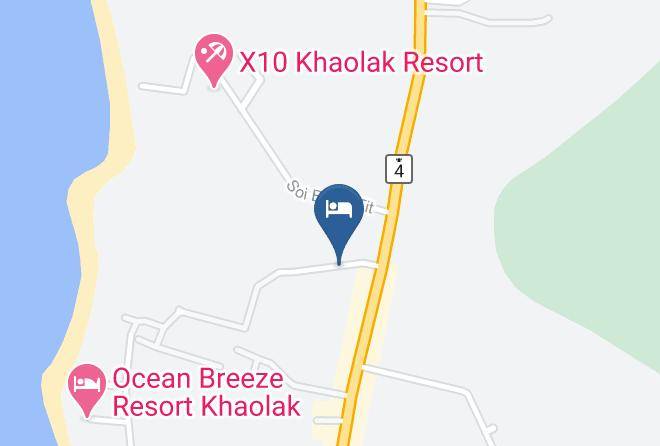 Amphoe Takua Pa - The Leaf On The Sands By Katathani Resort Maps