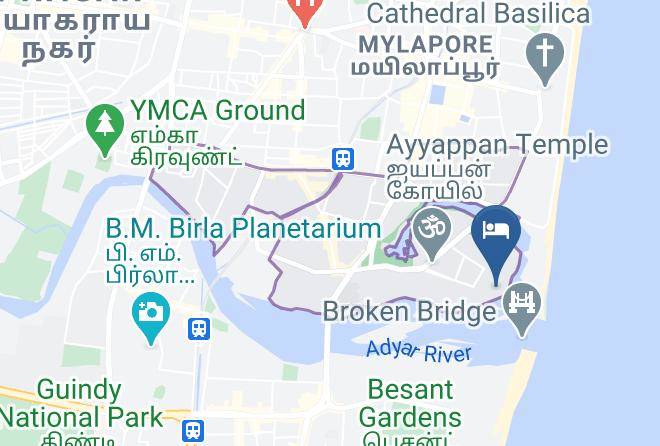 Chennai - The Leela Palace Chennai Safe 5 Star Hotel Maps