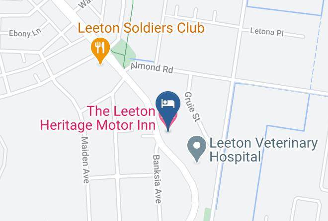 Leeton - The Leeton Heritage Motor Inn Maps