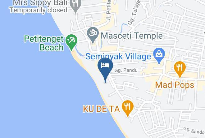 Badung Regency - The Legian Seminyak Maps