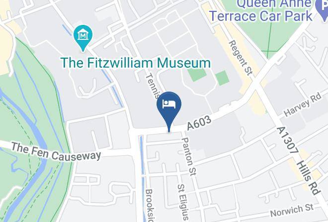 Cambridgeshire - The Lensfield Hotel Maps