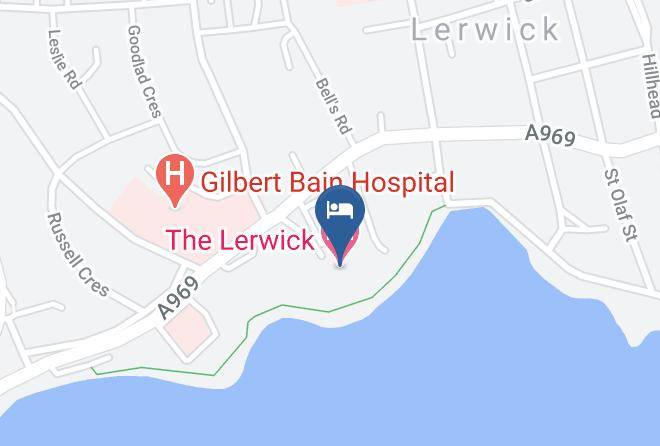 The Lerwick Hotel Map