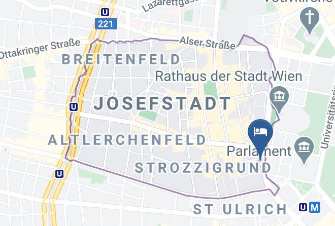Vienna Josefstadt - The Levante Parliament Hotel Maps