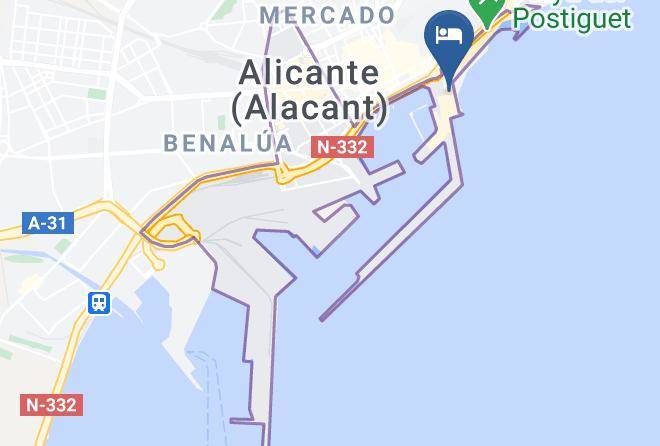 Alicante - The Level At Melia Alicante Maps
