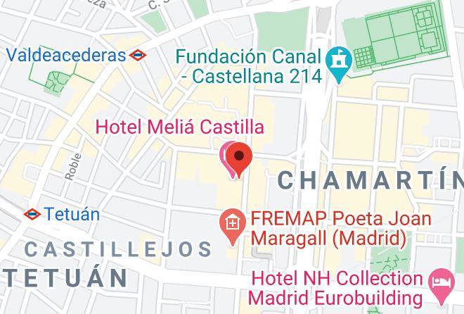 Madrid - The Level At Melia Castilla Maps