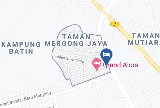 Daerah Kota Setar - The Leverage Business Hotel Mergong Maps