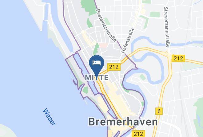 The Liberty Hotel Bremerhaven Map