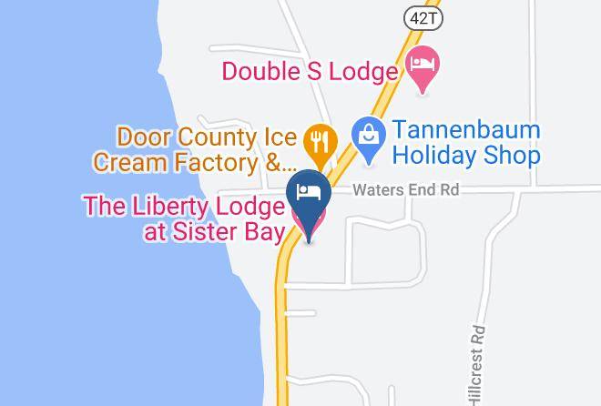 Door - The Liberty Lodge At Sister Bay Maps