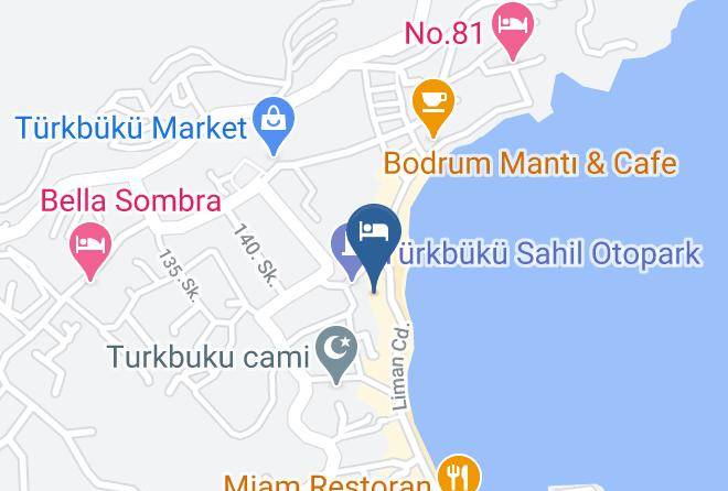 Turkbuku - The Lifeco Bodrum Beach Hotel Maps