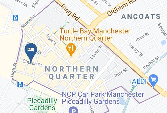 Greater Manchester - Church Street By Supercity Aparthotels Maps
