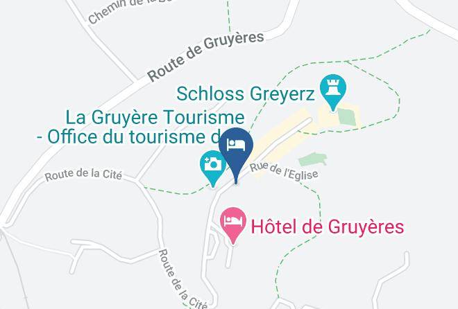 La Gruyere - Hotel De La Fleur De Lys Maps