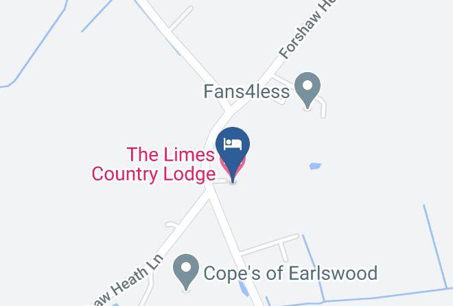 Warks - The Limes Country Lodge Hotel Maps