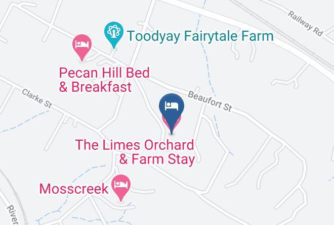 Toodyay - The Limes Orchard & Farm Stay Maps
