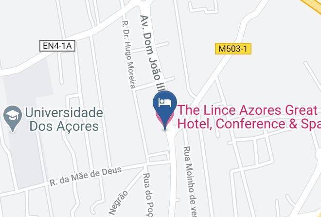 Ponta Delgada - The Lince Azores Great Hotel Conference & Spa Maps