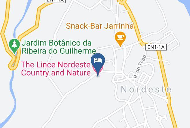 Nordeste - The Lince Nordeste Country And Nature Hotel Maps