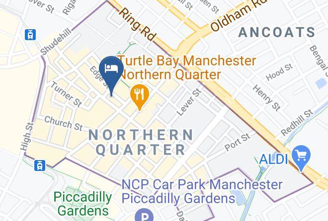 Greater Manchester - The Little Northern Hotel Maps