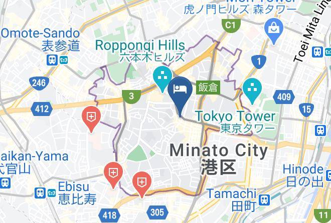 Minato Ward - The Live River Azabujuban Maps