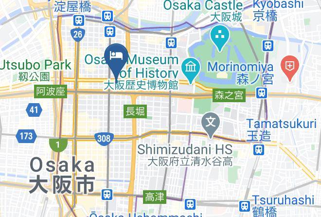 Osaka City Chuo Ward - The Lively Honmachi Osaka Maps
