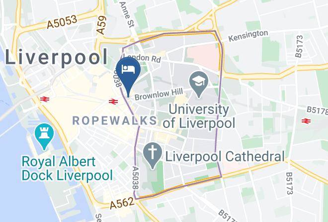 Liverpool - The Liverpool Inn Hotel Maps