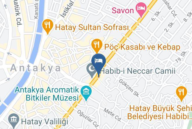 Antakya - The Liwan Deluxe Hotel Maps