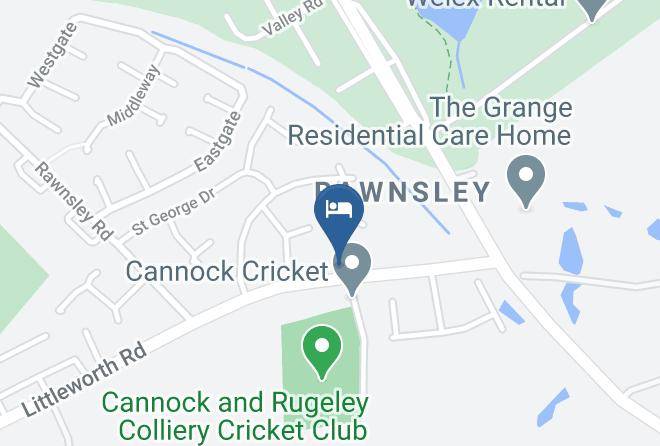 The Lodge B&b Cannock Chase Map