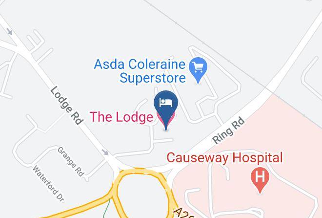 Causeway Coast Glens - The Lodge Hotel Maps