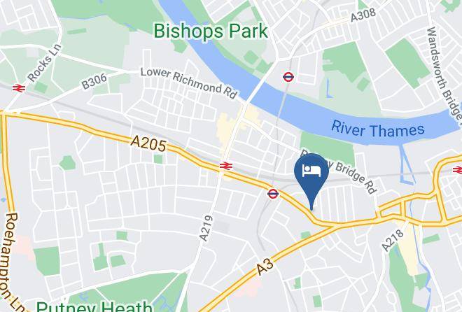 London - The Lodge Hotel Putney Maps