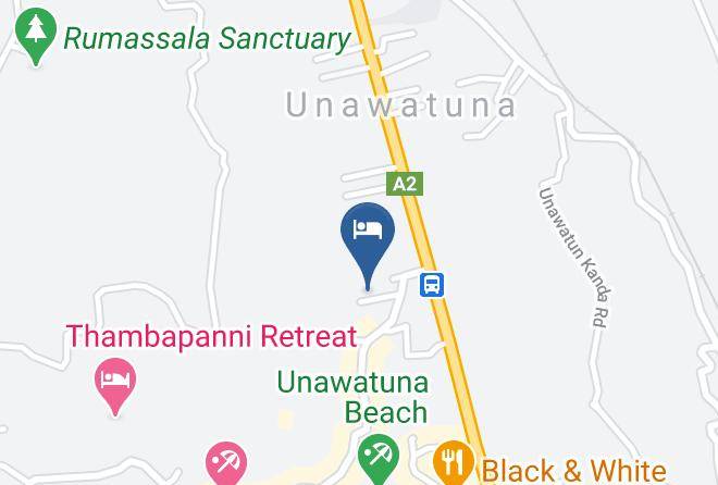 The Lodge Unawatuna Map