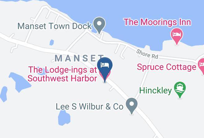 Hancock - The Lodge Ings At Southwest Harbor Maps