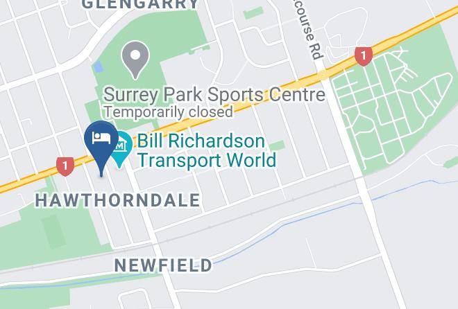 Invercargill - The Lodges At Transport World Maps
