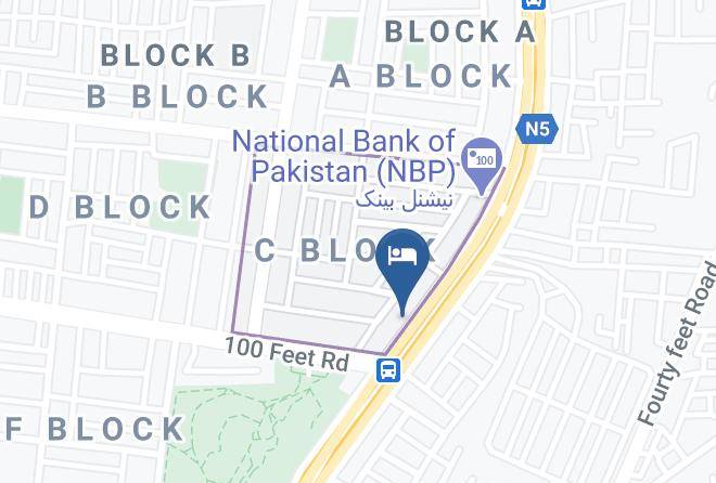 Islamabad - The Lodges Inn Maps