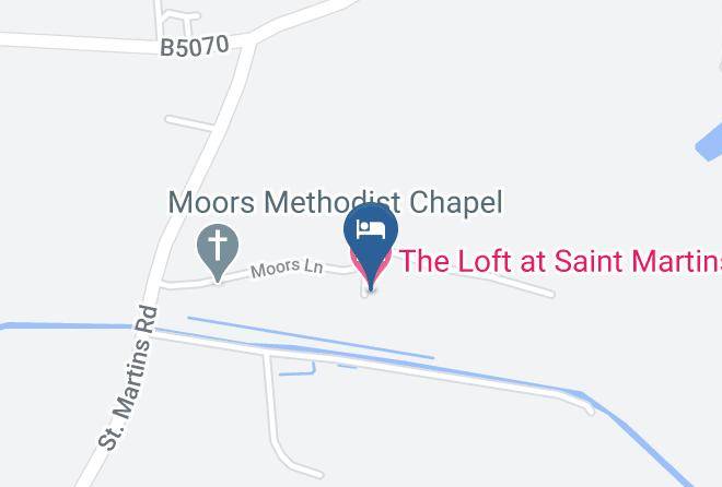 Shropshire - The Loft At Saint Martins Maps