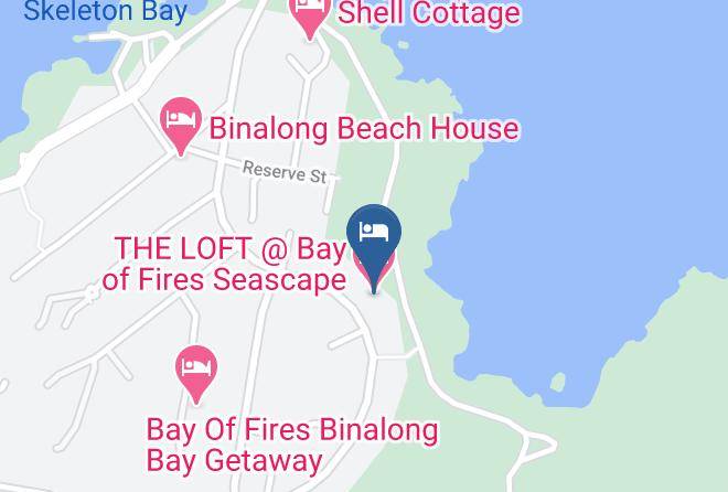 Break O Day - The Loft Bay Of Fires Seascape Maps