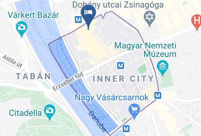 Budapest 5 Kerulet - The Loft Budapest Maps