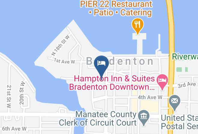 Manatee - The Londoner Bed And Breakfast Maps