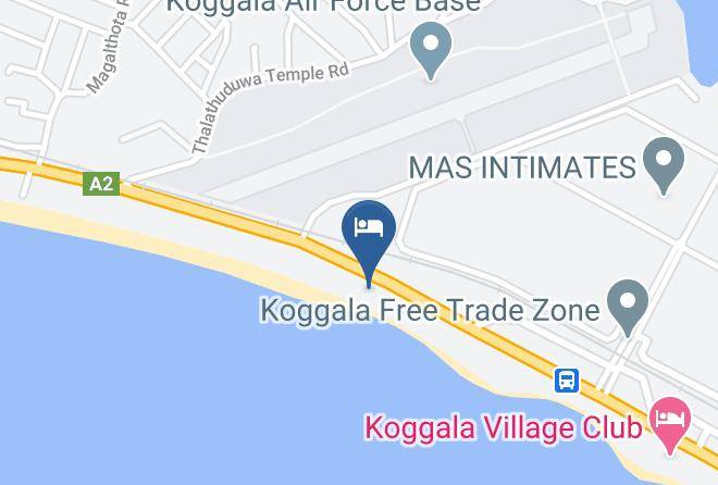 Galle - The Long Beach Resort Maps