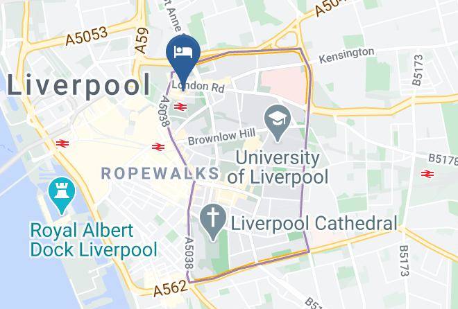 Liverpool - The Lord Nelson Hotel Maps