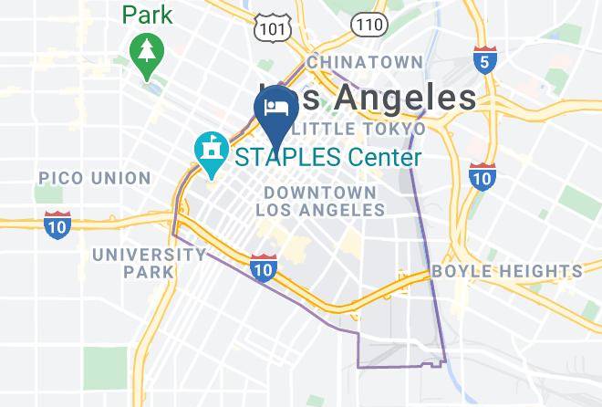 The Los Angeles Athletic Club Map