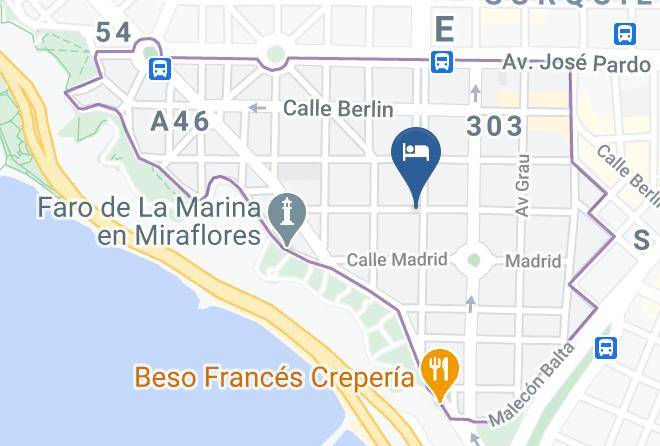 Miraflores - The Lot Boutique Hotel Maps
