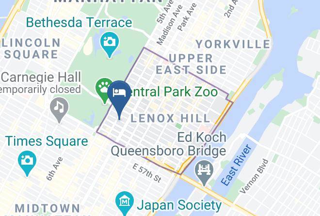 New York - The Lowell Hotel Maps