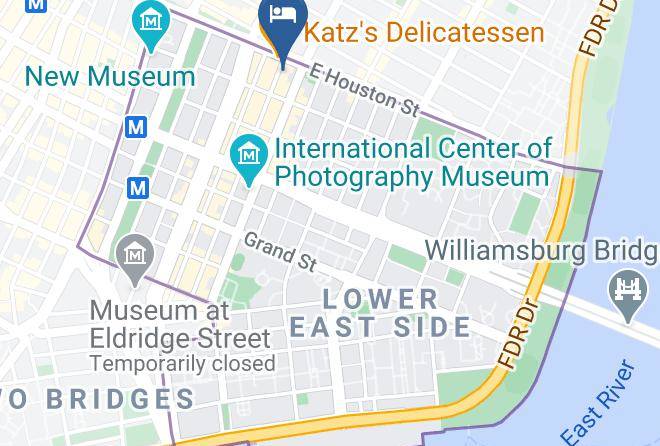 New York - The Ludlow Hotel Maps