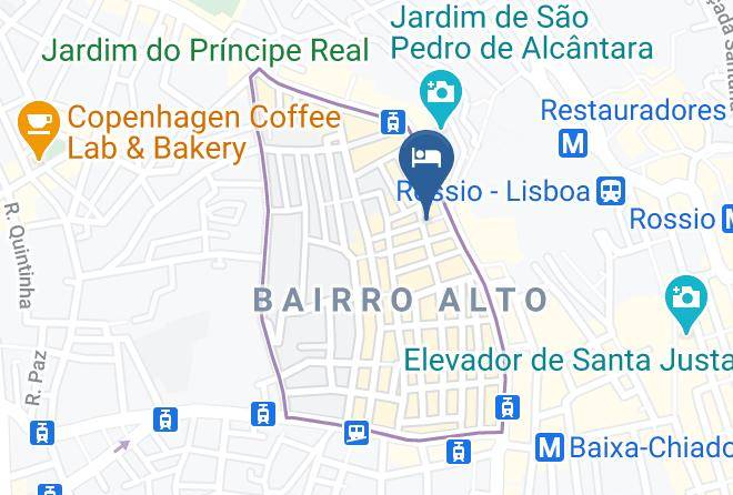 Lisbon - The Lumiares Hotel & Spa Maps