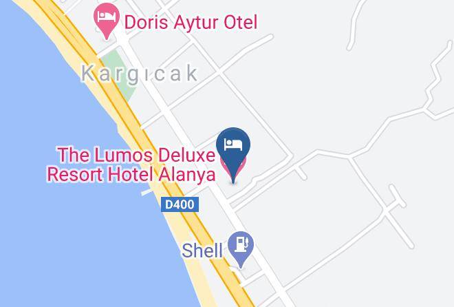Alanya - The Lumos Deluxe Resort Hotel Alanya Maps