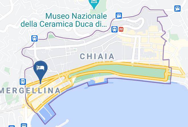 Naples - The Lux B&b Napoli Mergellina Maps