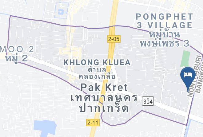 Amphoe Pak Kret - The M5 Residence Maps