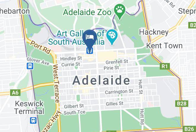 Adelaide - Cosmo On Bank Hotel Maps