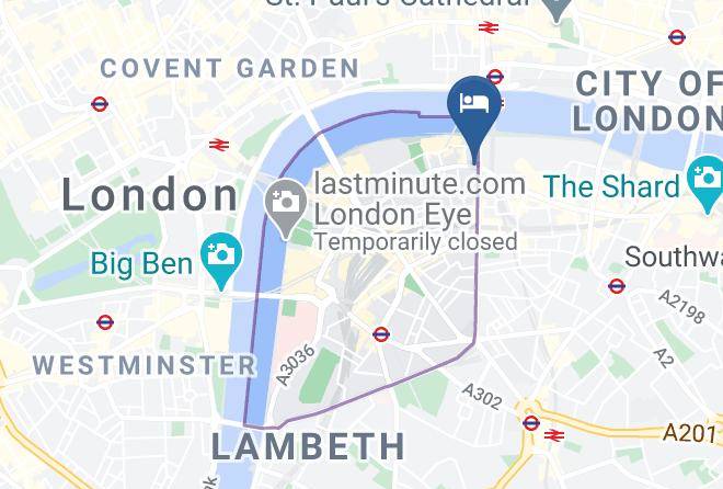 London - The Mad Hatter Hotel Maps